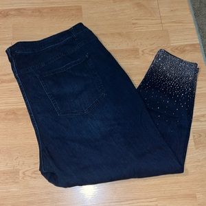 Lane Bryant size 28 mid rise super stretch skinny